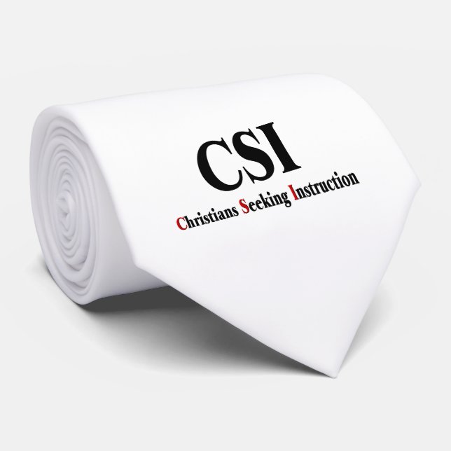 Corbata Cristianos de CSI (Enrollado)