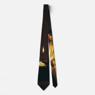 Corbata Cristo ante Caifás por Honthorst Fine Art
