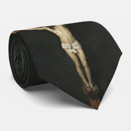 Corbata Cristo crucificado en la cruz (fe) (Velázquez)