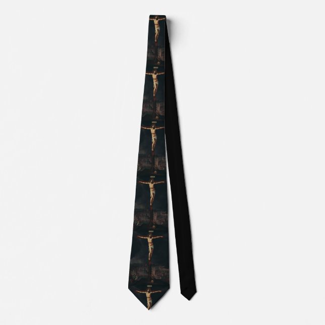 Corbata Cristo en la Cruz por Gillis Mostaer (Anverso)