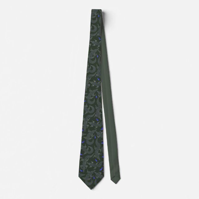 Corbata crocodiles  neck tie (Anverso)