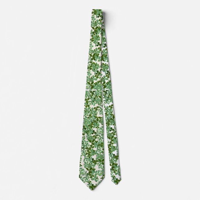 Corbata Cromador de primavera - Botánico verde (Anverso)