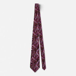 Corbata cromo borgoña