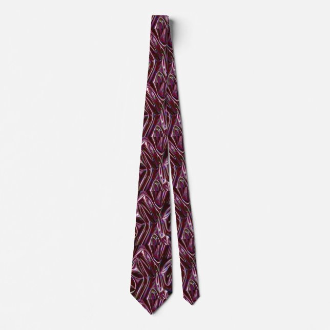 Corbata cromo borgoña (Anverso)