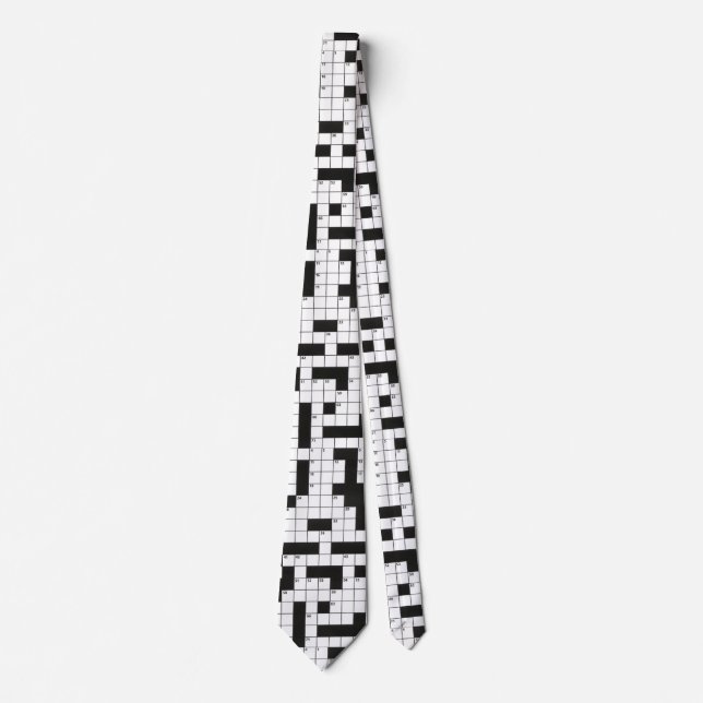 Corbata crossword puzzle pattern (Anverso)