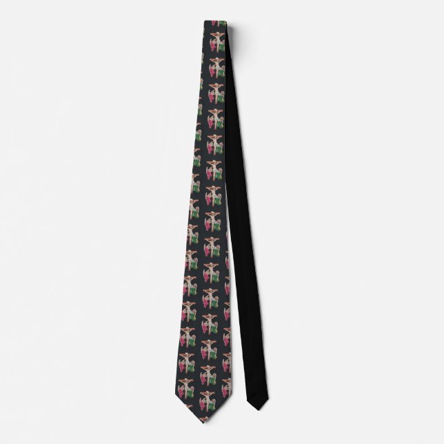 Corbata Crucifixión medieval de Jesucristo (Anverso)