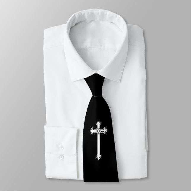 Corbata cruz cristiana (Atado)