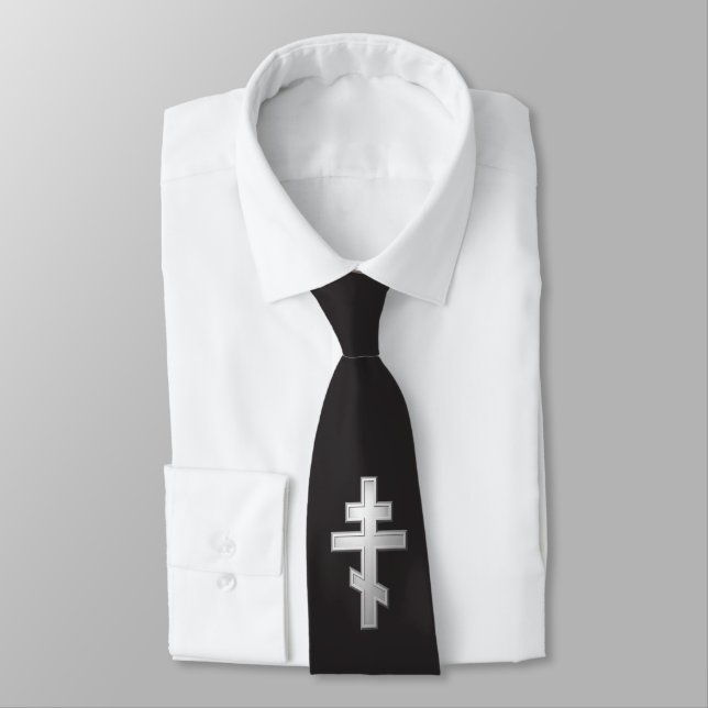 Corbata cruz ortodoxa (Atado)