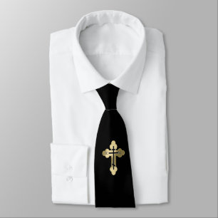 Corbata cruz ortodoxa cristiana