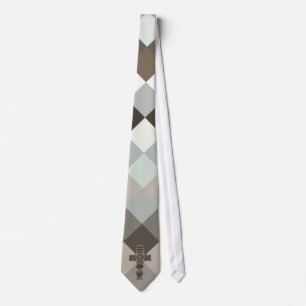 Corbata cruzada religiosa de Argyle