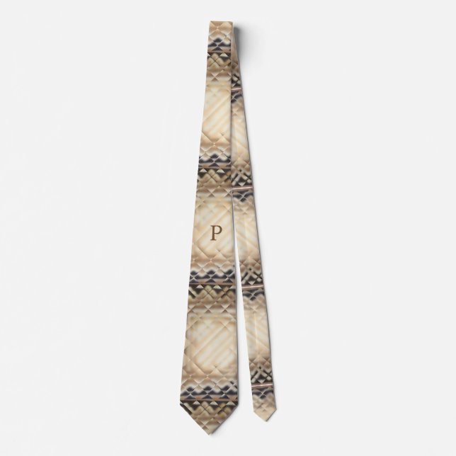 Corbata Cuadrado dimensional-P (Anverso)