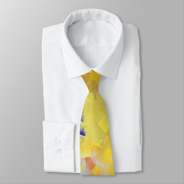 Corbata cuadrado, geométrico, textil, estratificado, revis (Atado)