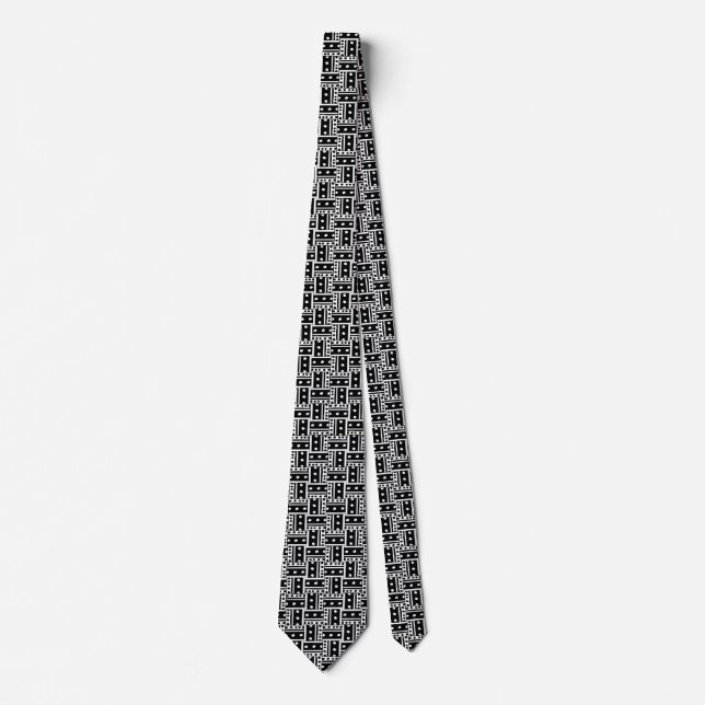 Corbata Cuadrados alternos (Anverso)