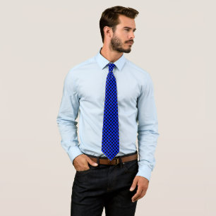 Corbata Cuadrados azules