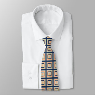 Corbata Cuadrados geométricos Patrón geométrico