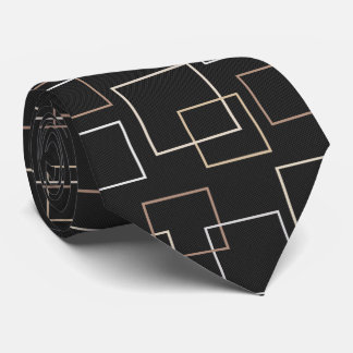 Corbata Cuadrados Metálicos