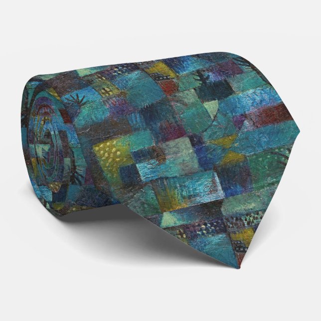 Corbata Cuadrícula de medianoche – Textura refinada (Enrollado)