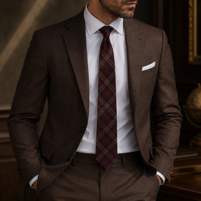 Corbata Cuadro de ventana burdeos (Subido por el creador)
