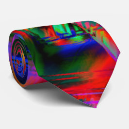 Corbata Cuadros coloreados con "trazos de pincel erróneos"