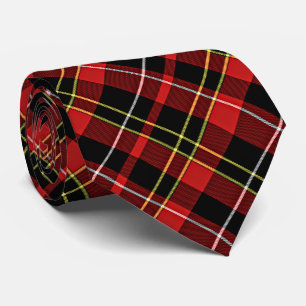 Corbata Cuadros Escoceses Negros Rojos Amarillos Blancos E