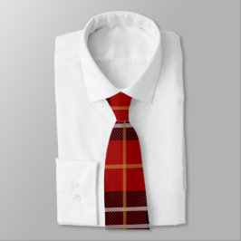 Corbata Cuadros Rojos