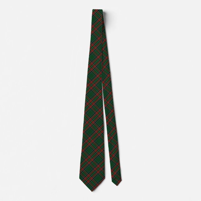 Corbata Cuadros verdes Stewart (Anverso)