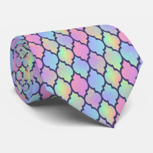 Corbata Cuartrefolia del patrón arcoiris