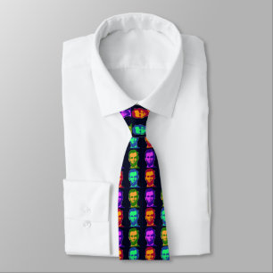 Corbata Cuatro Abraham Lincolns de Pop Art