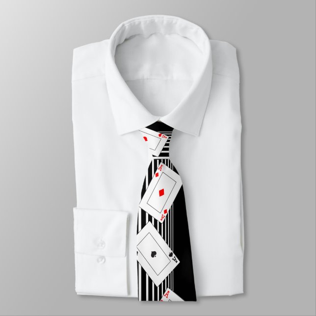 Corbata Cuatro as (Atado)