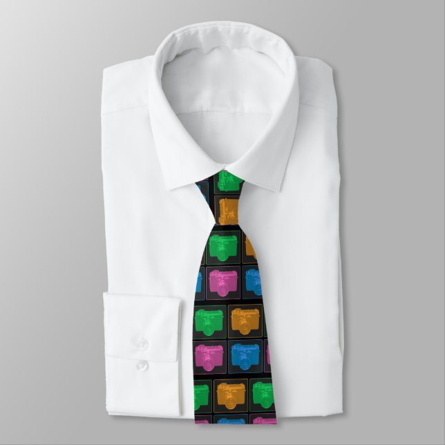 Corbata Cuatro cámaras del arte pop (Atado)
