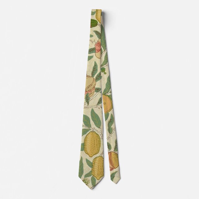Corbata Cuatro frutas, William Morris (Anverso)