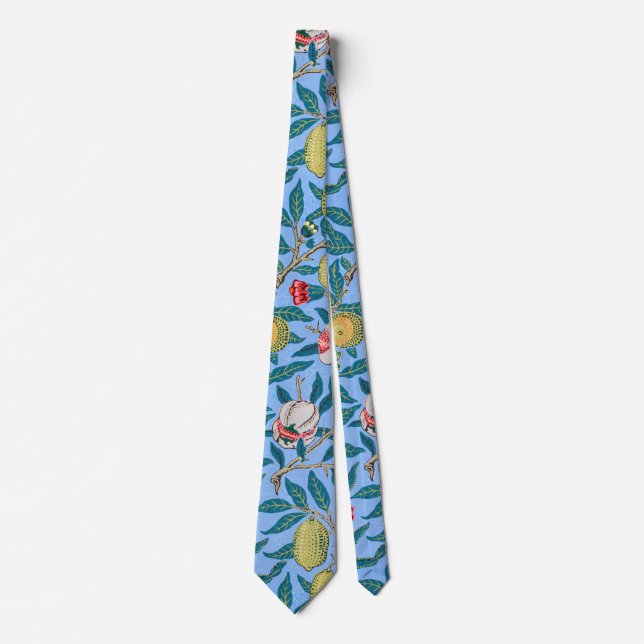 Corbata Cuatro frutas, William Morris (Anverso)