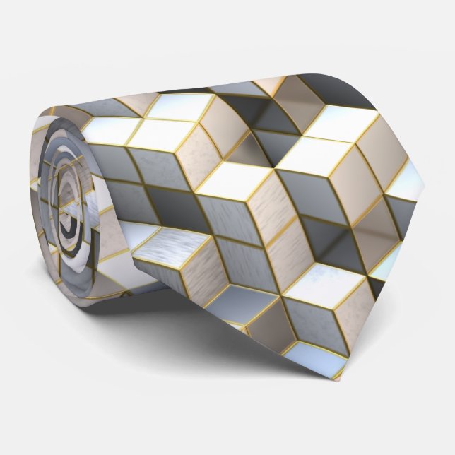 Corbata Cubo Art 2 Tie (Enrollado)
