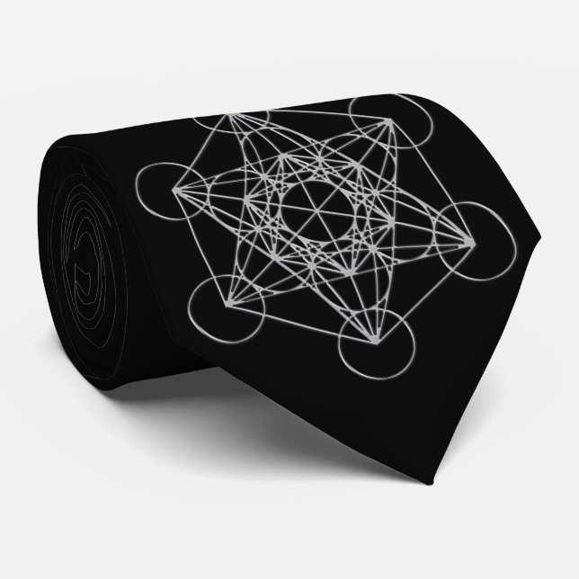 Corbata Cubo de Metatrons (Enrollado)