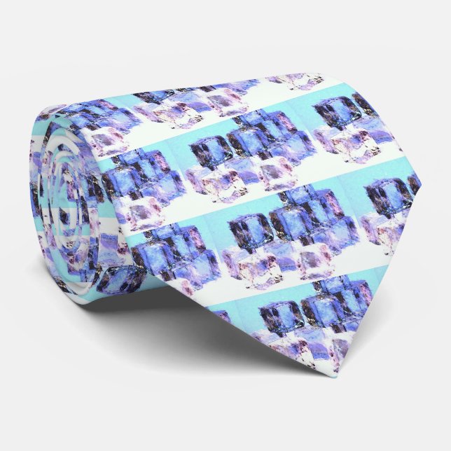 Corbata Cubos de hielo divertidos Imprimir Necktie (Enrollado)