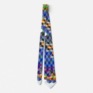Corbata Cubos de Q