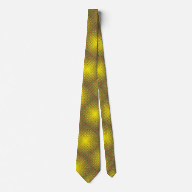 Corbata Cuello Azote amarillo negro (Anverso)