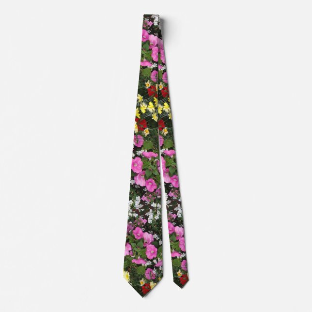 Corbata Cuello de flores silvestres (Anverso)