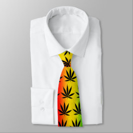 Corbata Cuello de la hoja de Jamaica del reggae de Rasta