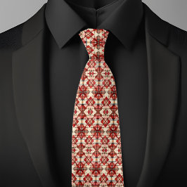 Corbata Cuello de patrón de argyle de vacaciones