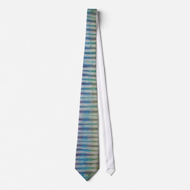 Corbata Cuello de tinte verde azul púrpura (Anverso)