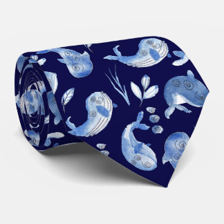 Corbata Cuello de vida submarino de ballena