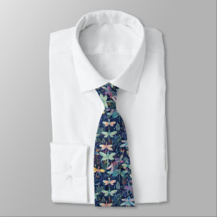 Corbata Cuello del patrón de la libélula