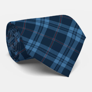 Corbata Cuello del patrón de la marina escocesa de la azul