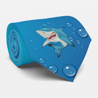 Corbata Cuello del patrón submarino del tiburón