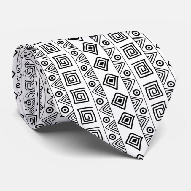 Corbata Cuello del patrón tribal africano (Enrollado)