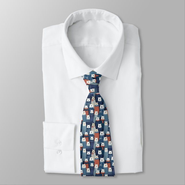 Corbata Cuello Oso Invierno (Atado)