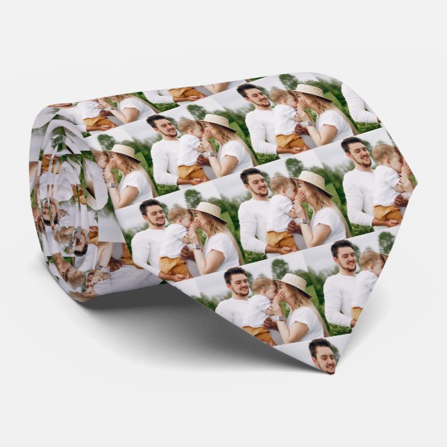 Corbata Cuello personalizado de la familia fotográfica (Enrollado)