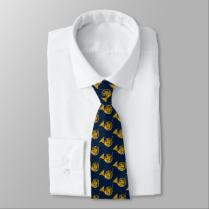 Corbata Cuernos franceses con oro