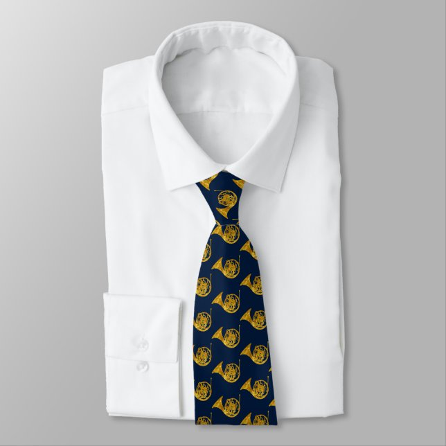 Corbata Cuernos franceses con oro (Atado)